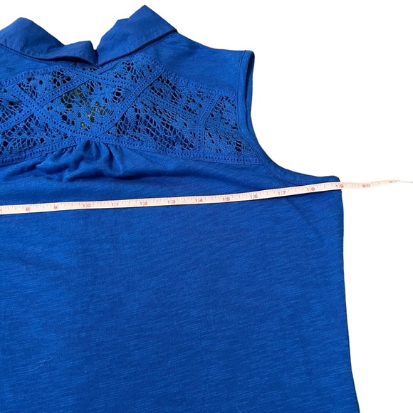 NorthCrest NWT - Womens Sleeveless Button Up Tank Sz. SM - Picture 6 of 7